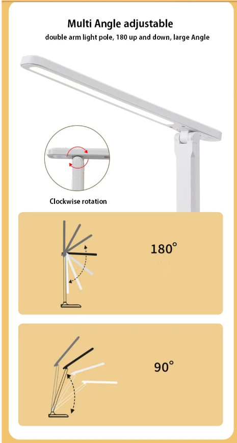 FlexGlow LED Desk Lamp