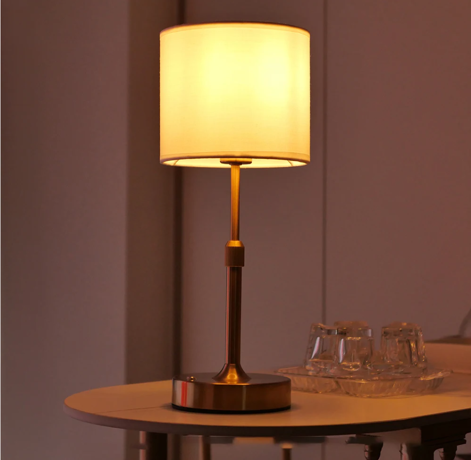 Straight Tube Fabric Lamp