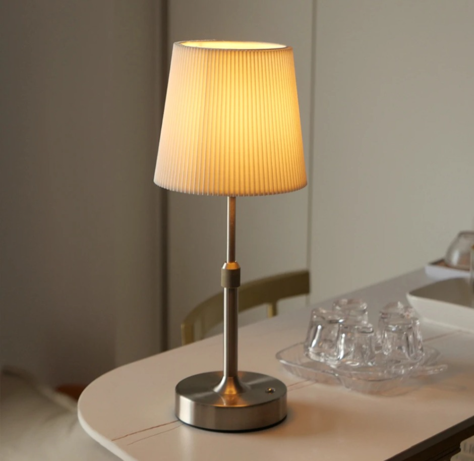 Pleated Fabric Lamp