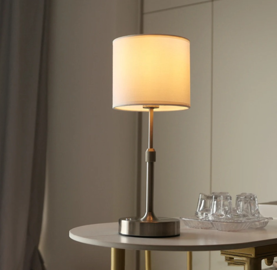 Straight Tube Fabric Lamp